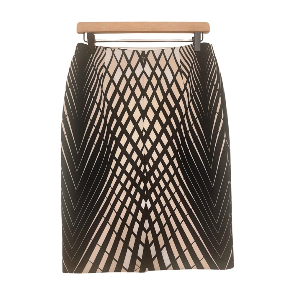 New York & Company Geometric Stretch Skirt Size 6.